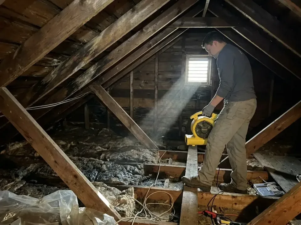 attic-water-damage-drying-proc-007 — frequently asked questions, Emergency Water Extraction & 24/7 Flood Response in Hartwel…